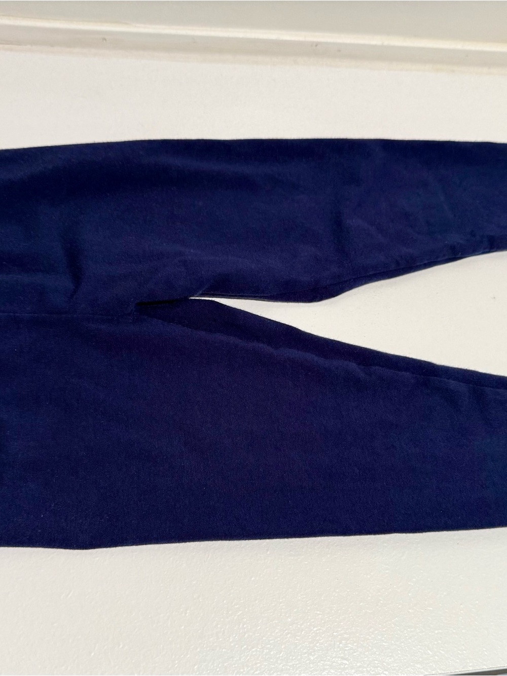 Bella Bliss Navy Cotton Stretch Leggings Girls size 7-8